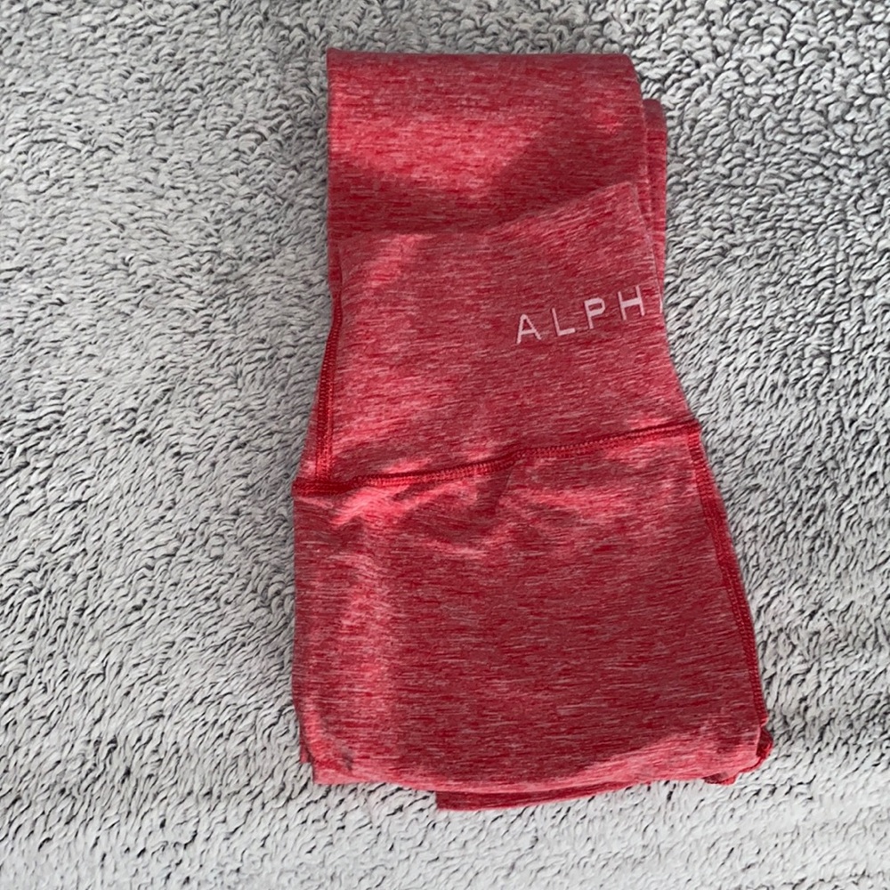 OG Revival Alphalete red guard leggings